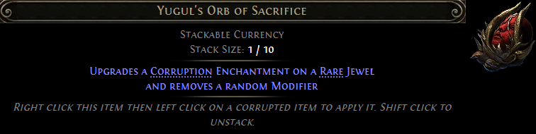 Yugul&rsquo;s Orb of Sacrifice